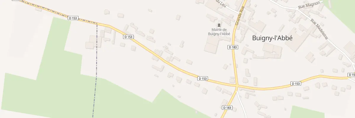 Plan du 6 Rue d’Abbeville à Buigny-l’Abbé