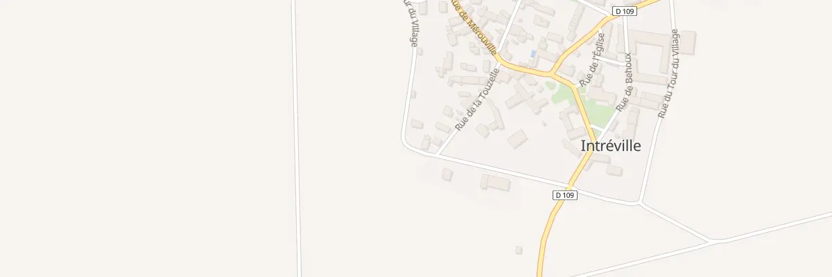 Plan du 18 Rue de la Touzelle à Intréville