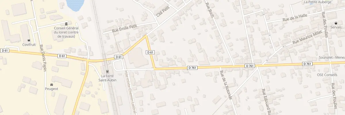 Plan du 64 Bd Marechal Foch à La Ferté-Saint-Aubin