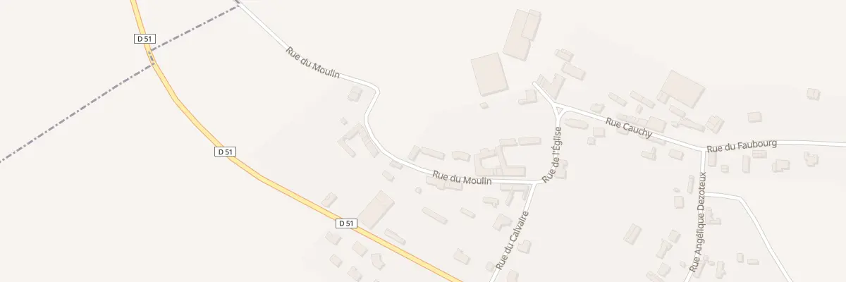 Plan du 8 Rue du Moulin à Thieulloy-l’Abbaye