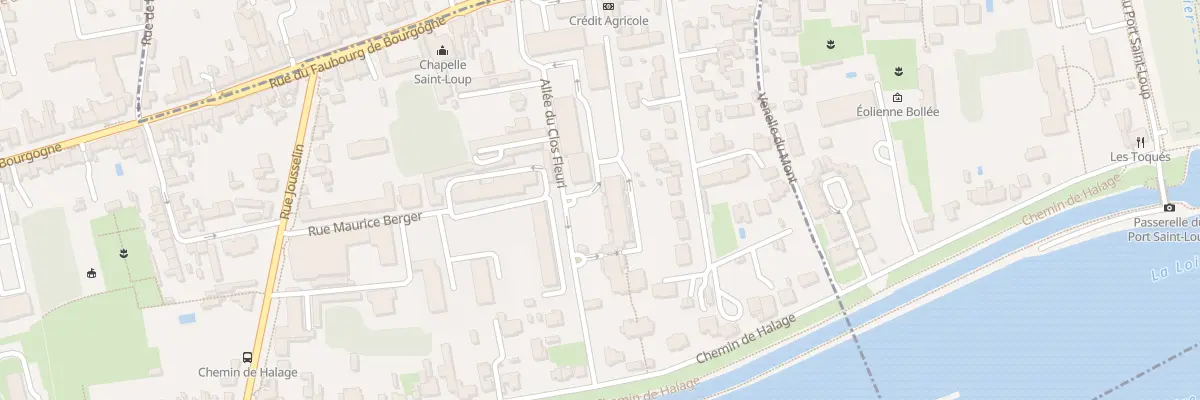 Plan du 39 Che du Halage à Orléans