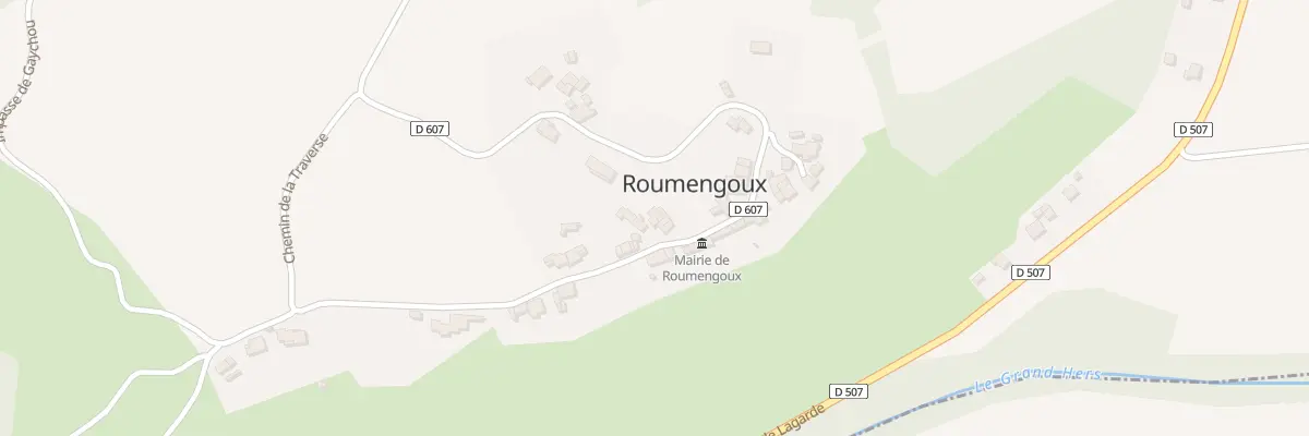 Plan du 35 Roumengoux à Roumengoux