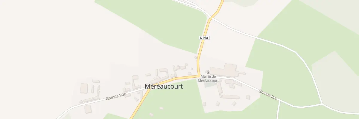Plan du 5009 Gr Grande Rue à Méréaucourt