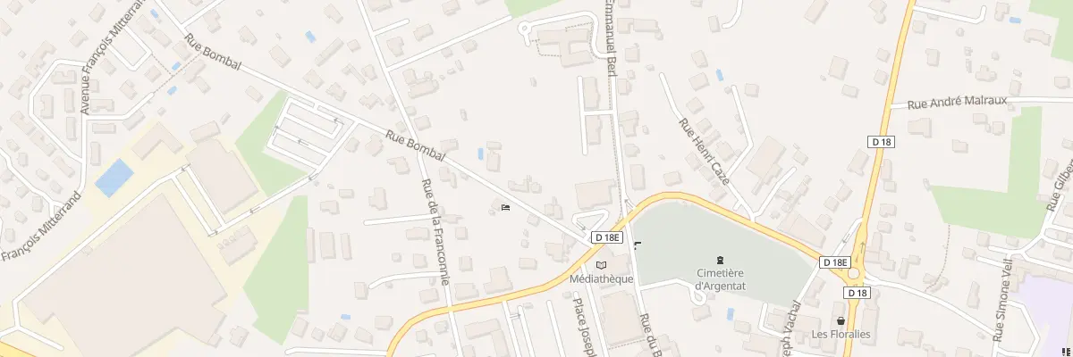 Plan du 4 Rue Bombal à Argentat-sur-Dordogne