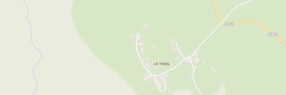 Plan du 5189 Le Theil à Champagnac-la-Prune