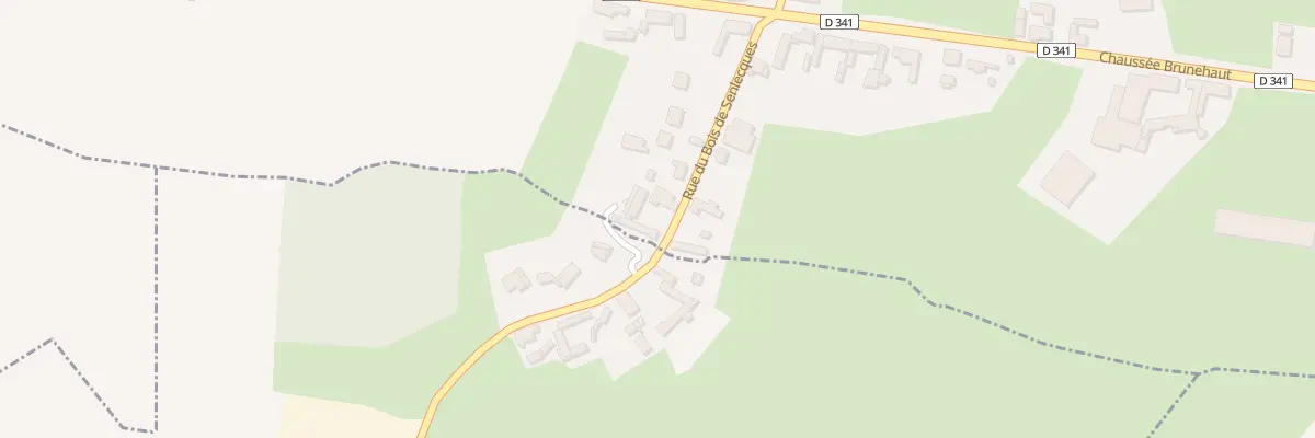 Plan du 600 Rue du Bois de Senlecques à Senlecques