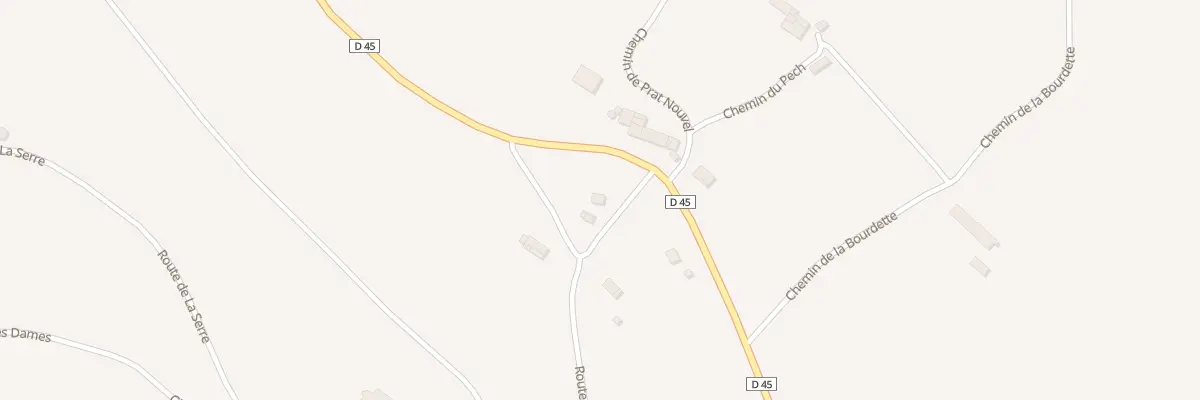 Plan du 83 Rte de Montgey à Montgey