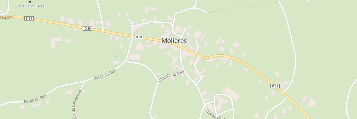 Plan du 5040 Molieres à Molières