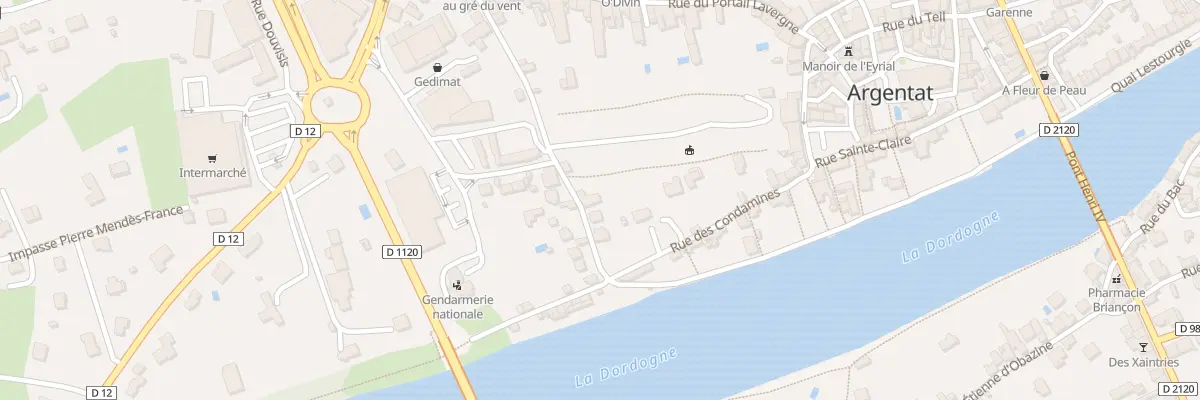 Plan du 15 Rue de l’Ouest à Argentat-sur-Dordogne