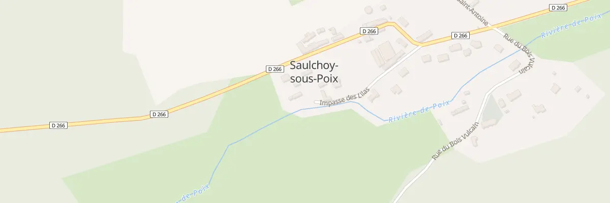 Plan du 6 Imp des Lilas à Saulchoy-sous-Poix