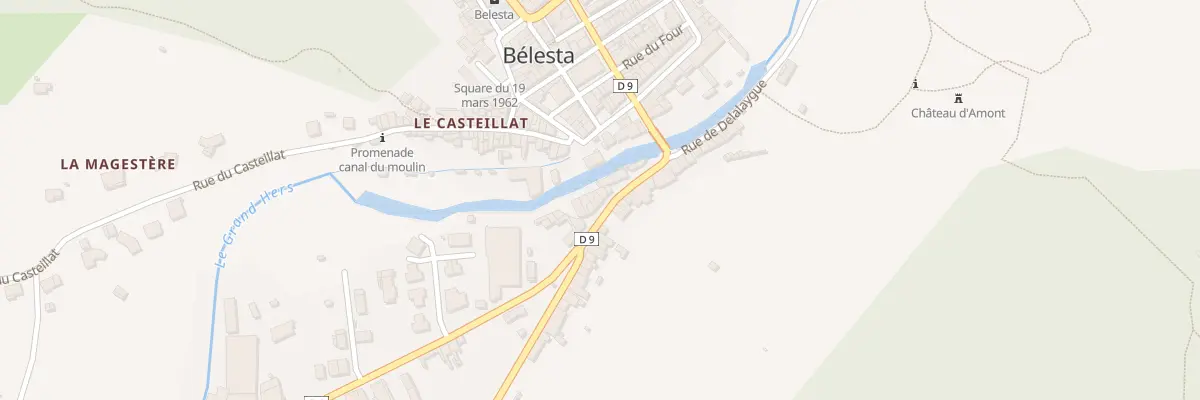 Plan du 5 Av de Fontestorbes à Bélesta