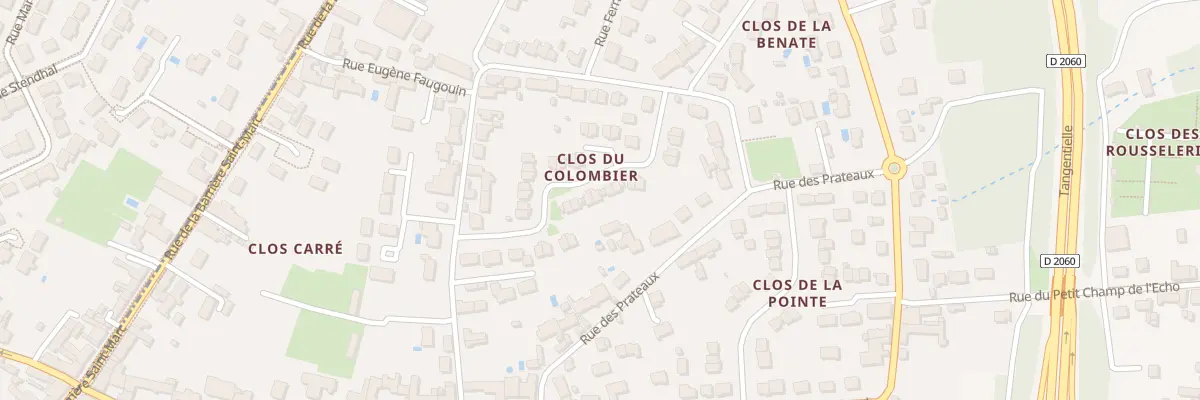 Plan du 22 Rue Vincent Angenault à Orléans
