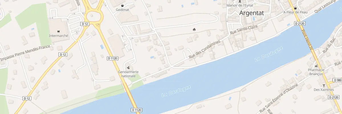 Plan du 19 Rue de l’Ouest à Argentat-sur-Dordogne