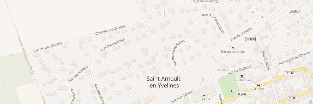 Plan du 6 Rue du Montmidi à Saint-Arnoult-en-Yvelines