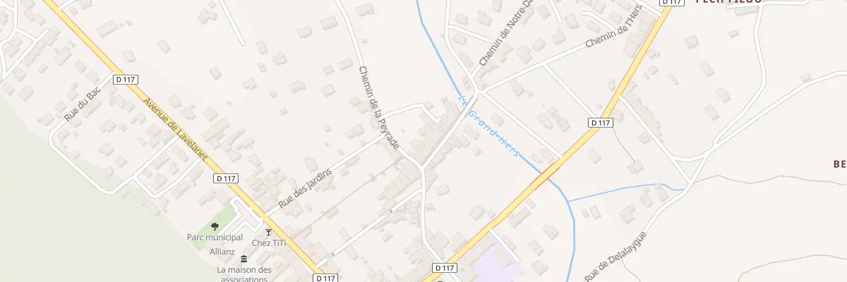 Plan du 24 Rue du Pont de l’Eglise à Bélesta
