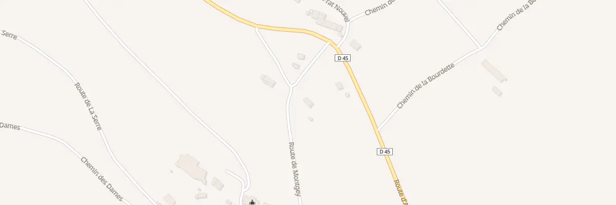 Plan du 127 Rte de Montgey à Montgey