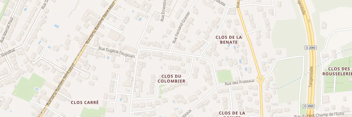 Plan du 26 Rue Eugène Faugouin à Orléans