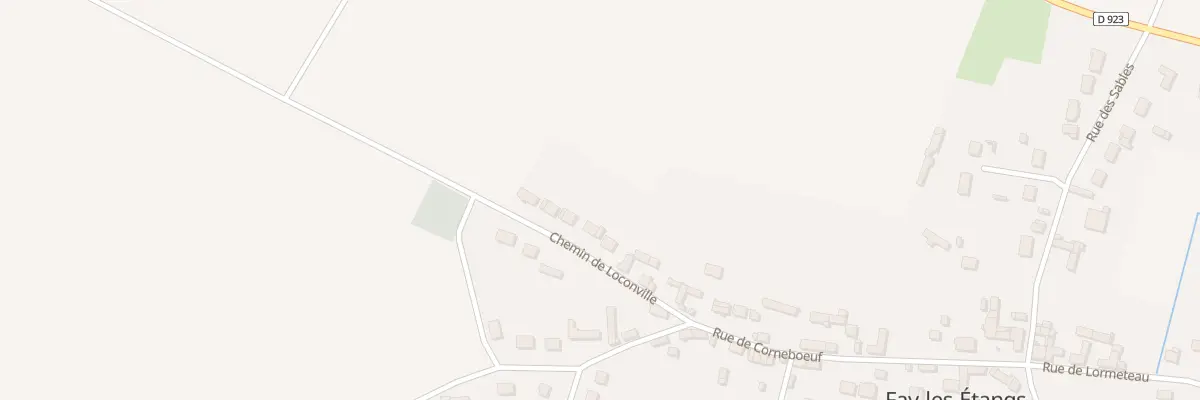Plan du 12 Che de Loconville à Fay-les-Étangs