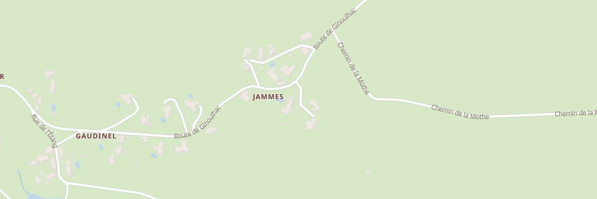 Plan du 5138 Jammes à Martiel