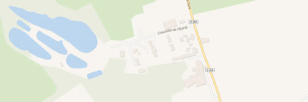 Plan du 13 Chs de l’Etang à Lottinghen