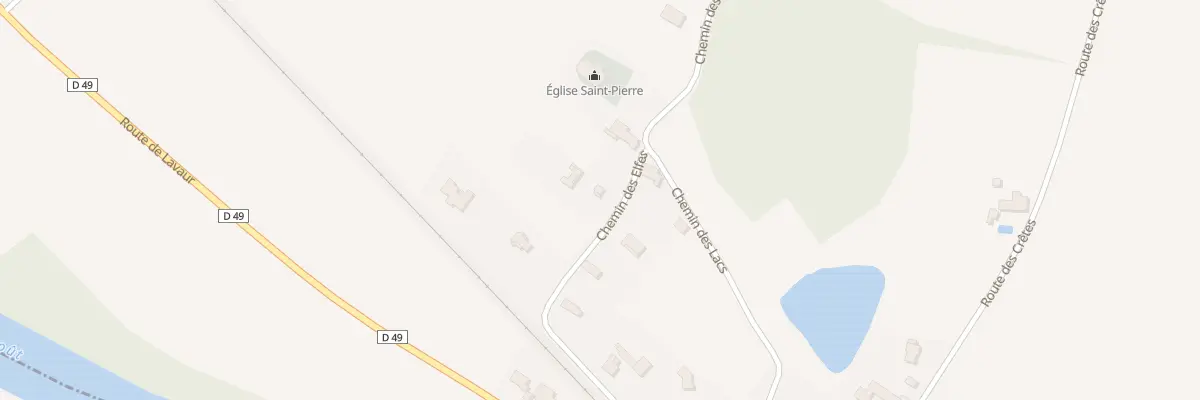 Plan du 5510 Che des Elfes à Fiac