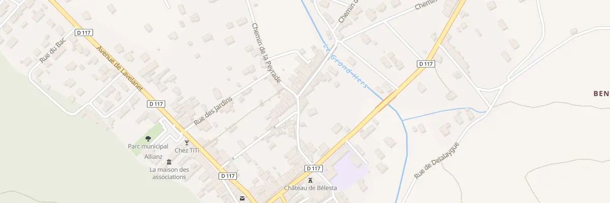 Plan du 9 Rue du Pont de l’Eglise à Bélesta