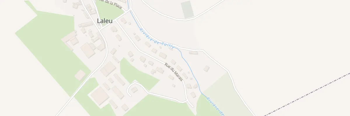 Plan du 13 Rue du Marais à Laleu