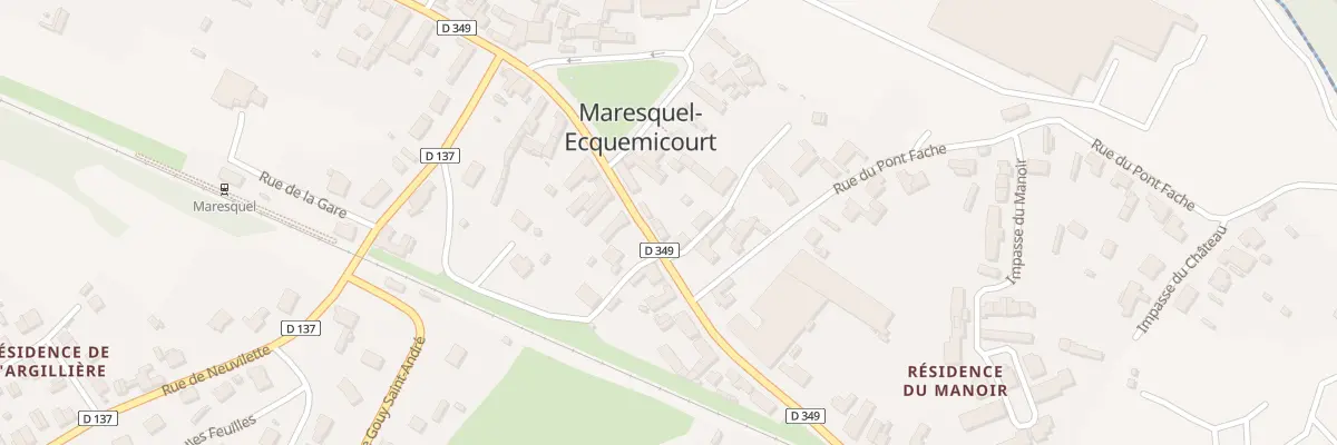 Plan du 125 Rte d’Hesdin à Matringhem
