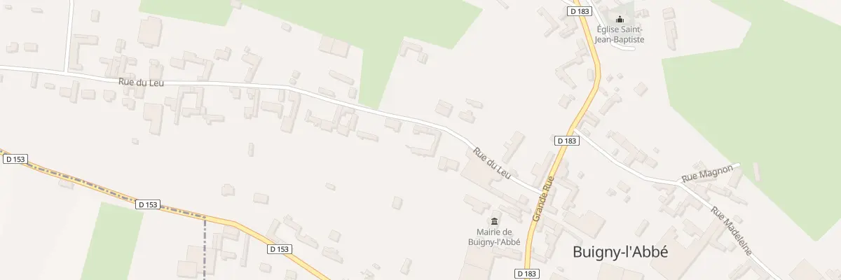 Plan du 1 Rue du Leu à Buigny-l’Abbé