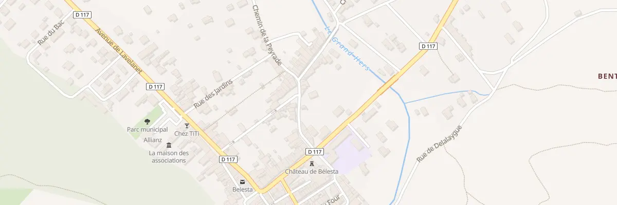 Plan du 7 Rue du Pont de l’Eglise à Bélesta