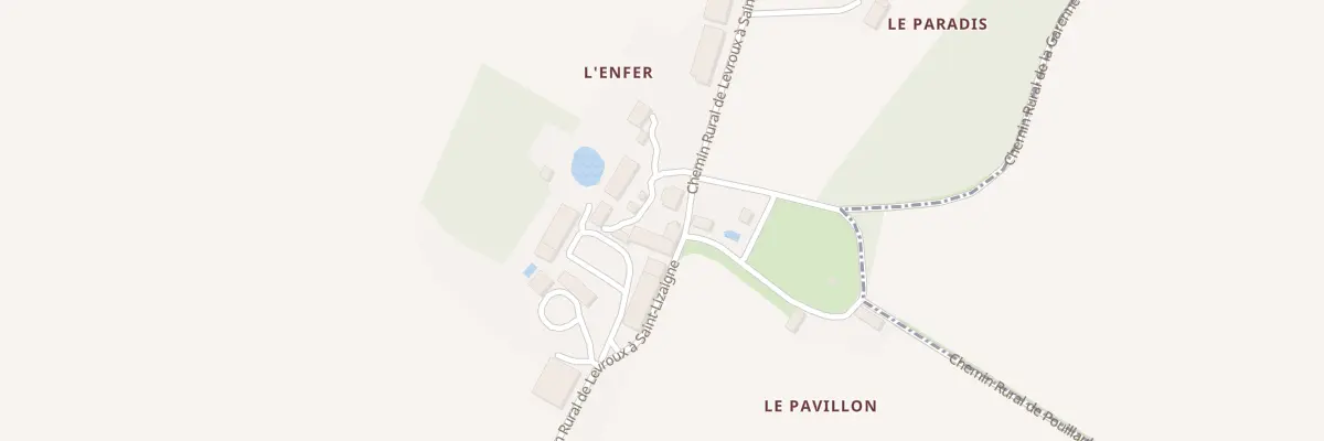 Plan du 5 Pouillaut à Lizeray