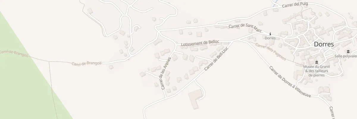 Plan du 3 Cae de Bell-lloc à Dorres
