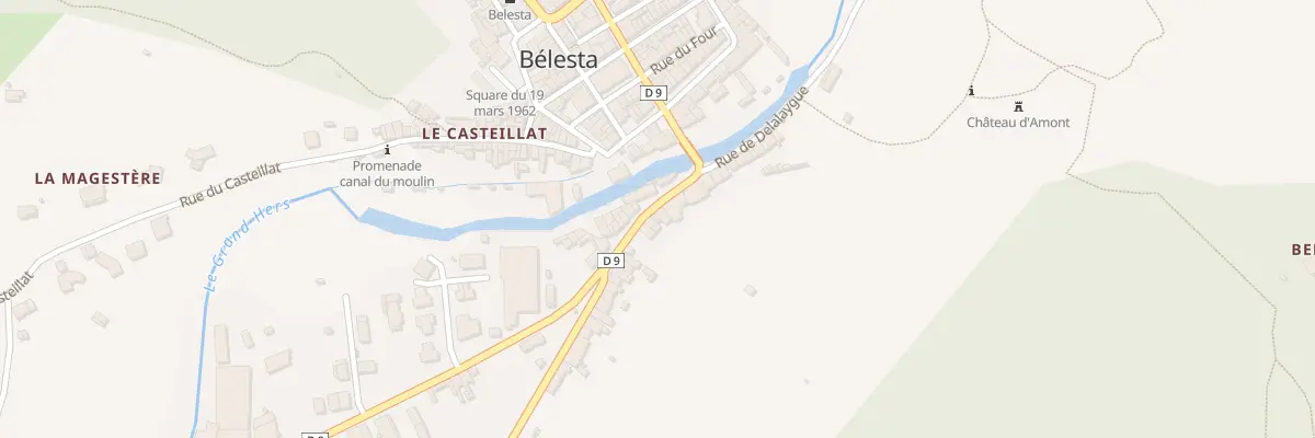 Plan du 6 Av de Fontestorbes à Bélesta
