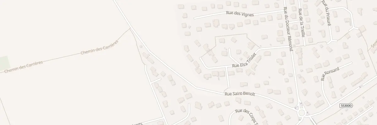 Plan du 21 Rue Elsa Triolet à Saint-Arnoult-en-Yvelines