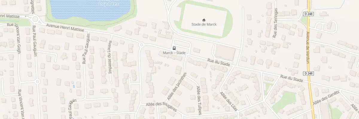 Plan du 325 Rue du Stade à Marck