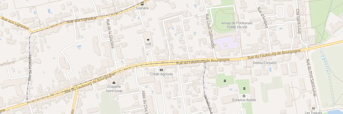 Plan du 165 Rue du Faubourg de Bourgogne à Saint-Jean-de-Braye