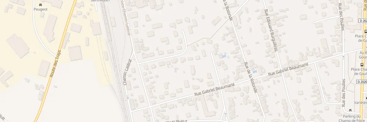 Plan du 13 Rue des Sapins à La Ferté-Saint-Aubin