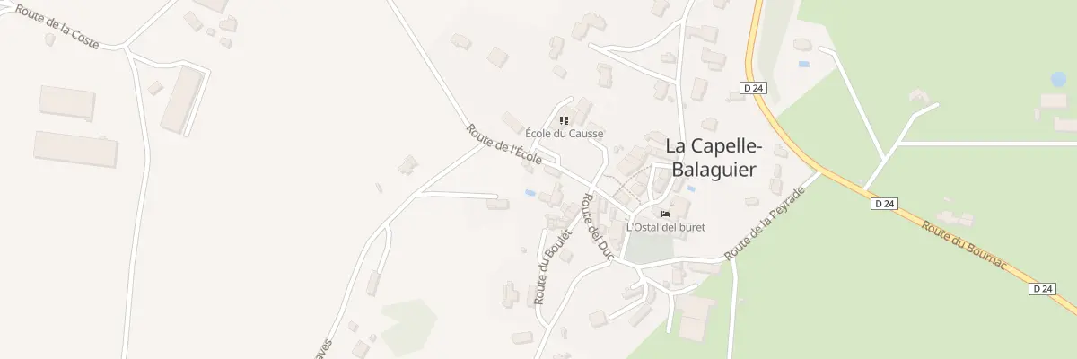 Plan du 5035 La Capelle à La Capelle-Balaguier
