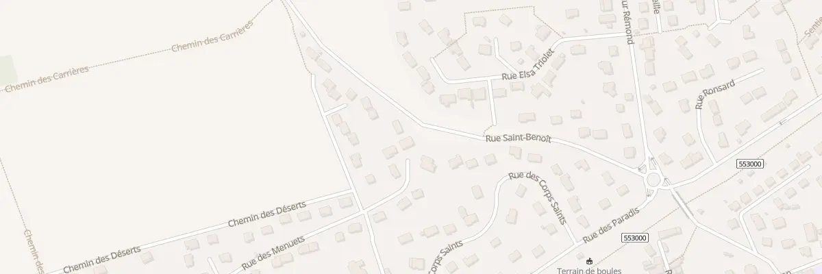 Plan du 29 Rue des Menuets à Saint-Arnoult-en-Yvelines