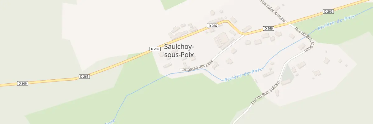 Plan du 4 Imp des Lilas à Saulchoy-sous-Poix