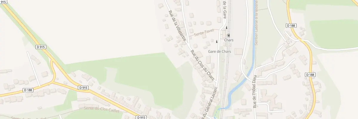 Plan du 21 Rue du Clos de Chars à Chars