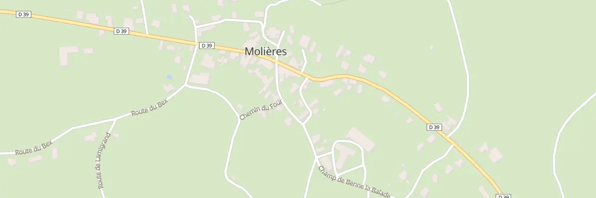 Plan du 5031 Molieres à Molières