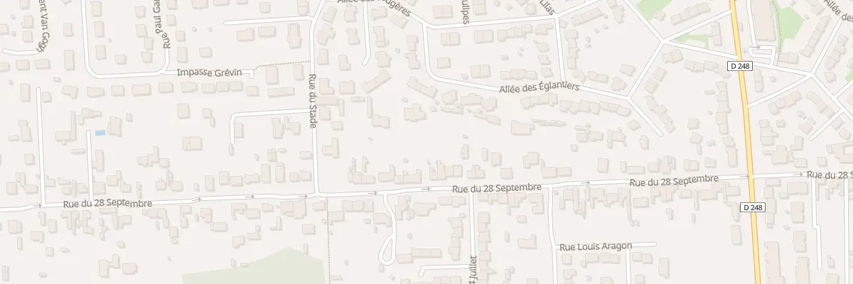 Plan du 1414 Rue du 28 Septembre à Marck