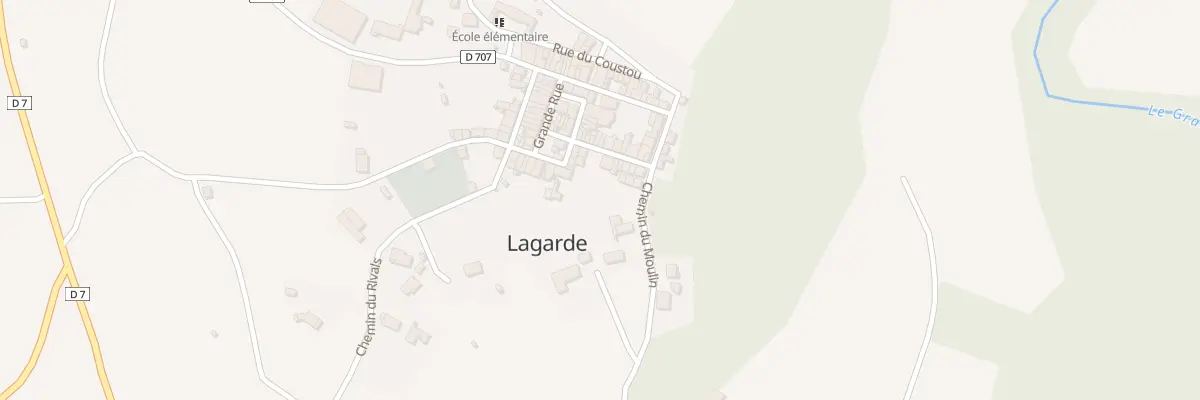 Plan du 6 Rue Notre Dame à Lagarde