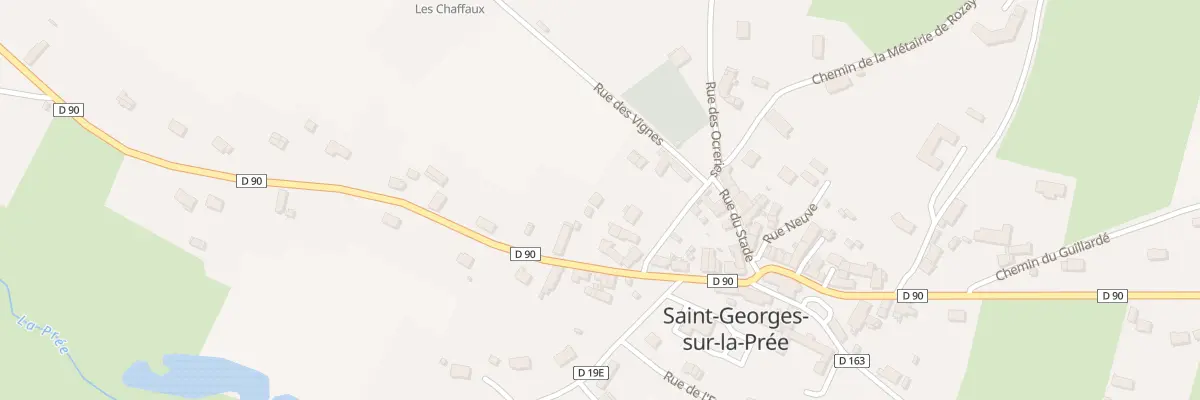 Plan du 3 Ptr Petite Rue de la Montagne à Saint-Georges-sur-la-Prée