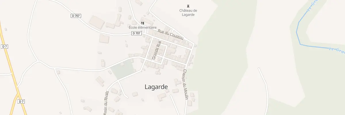 Plan du 15 Rue Notre Dame à Lagarde