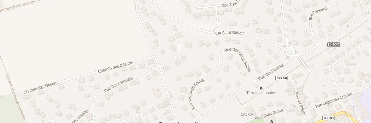 Plan du 25 Rue des Menuets à Saint-Arnoult-en-Yvelines