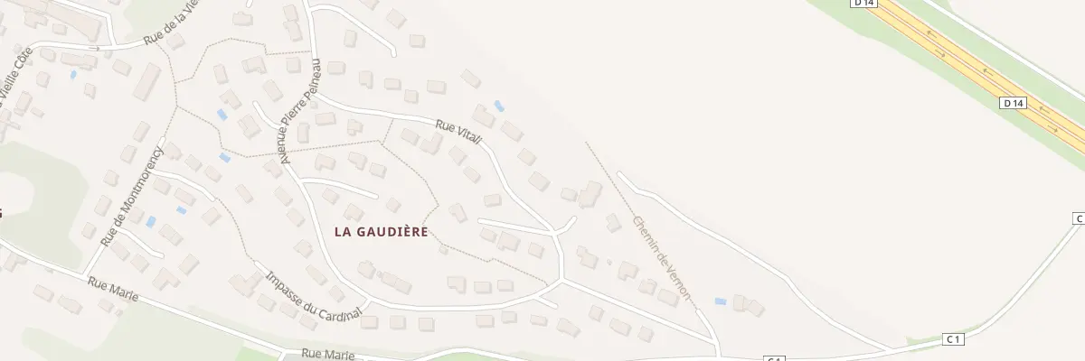 Plan du 6 Rue Vitali à Vigny