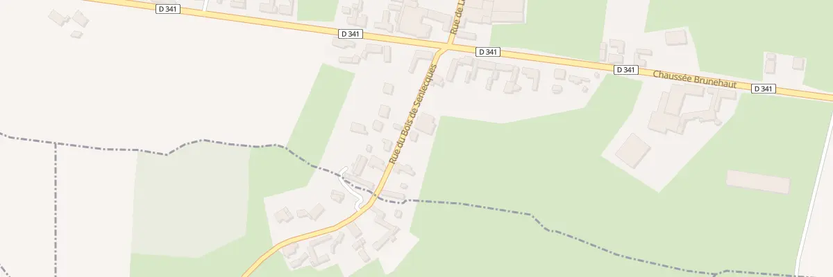 Plan du 545 Rue du Bois de Senlecques à Senlecques