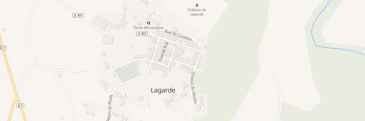 Plan du 17 Rue Notre Dame à Lagarde